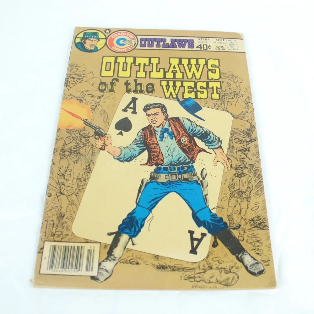 Vintage Outlaws of the West Comic Book Issue #84 by Charlton Comics Group